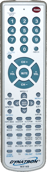 TV and Cable-Satellite Remote